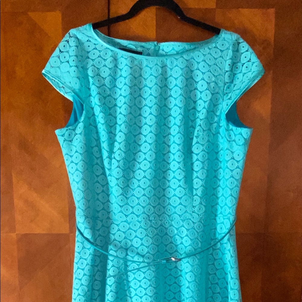 Black label by Evan Picone Teal dress 16 women’s